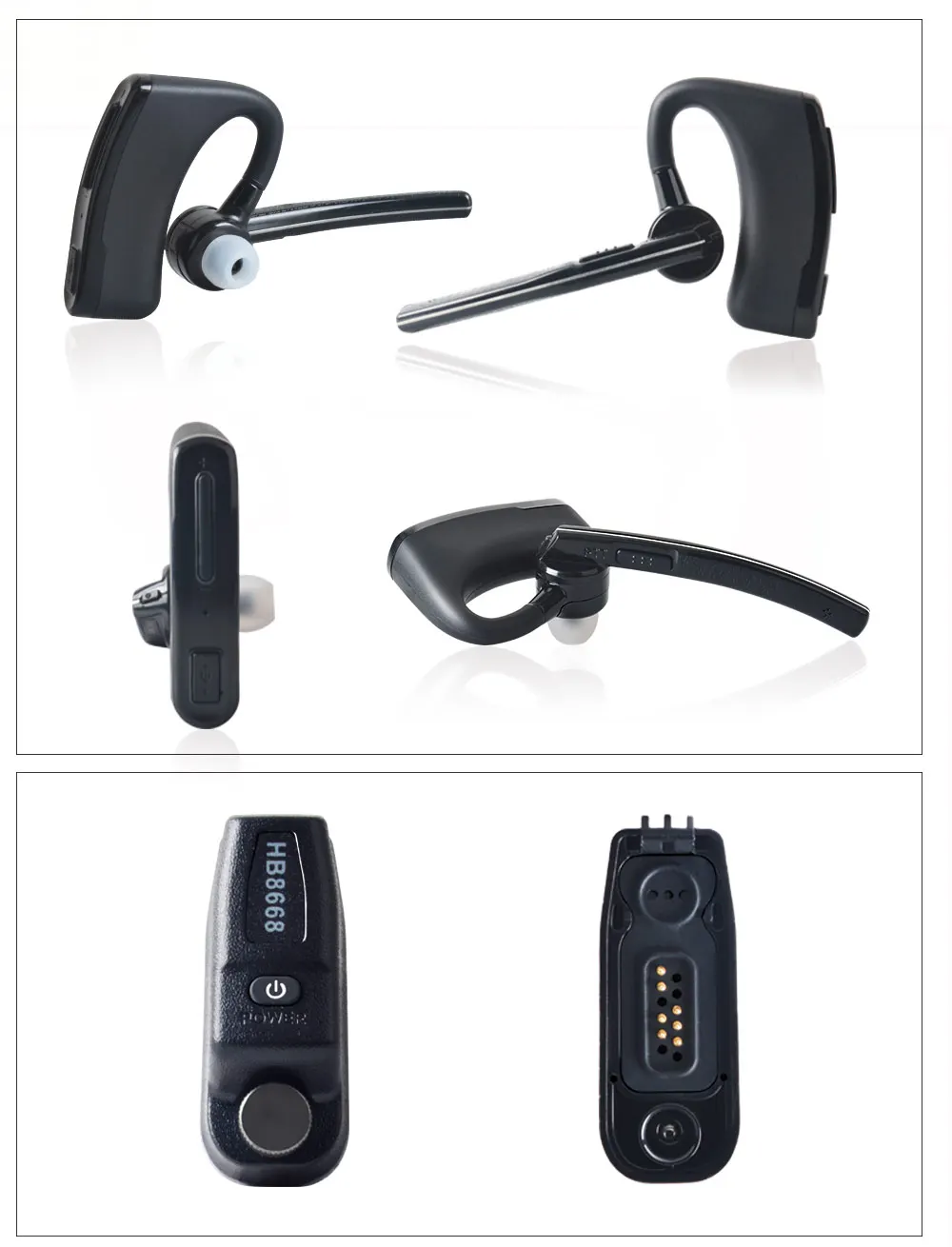 Беспроводная рация PTT Bluetooth гарнитура наушник для Motorola P8668 P8668i GP328D GP338D P8200 P8260 микрофонный наушник адаптер