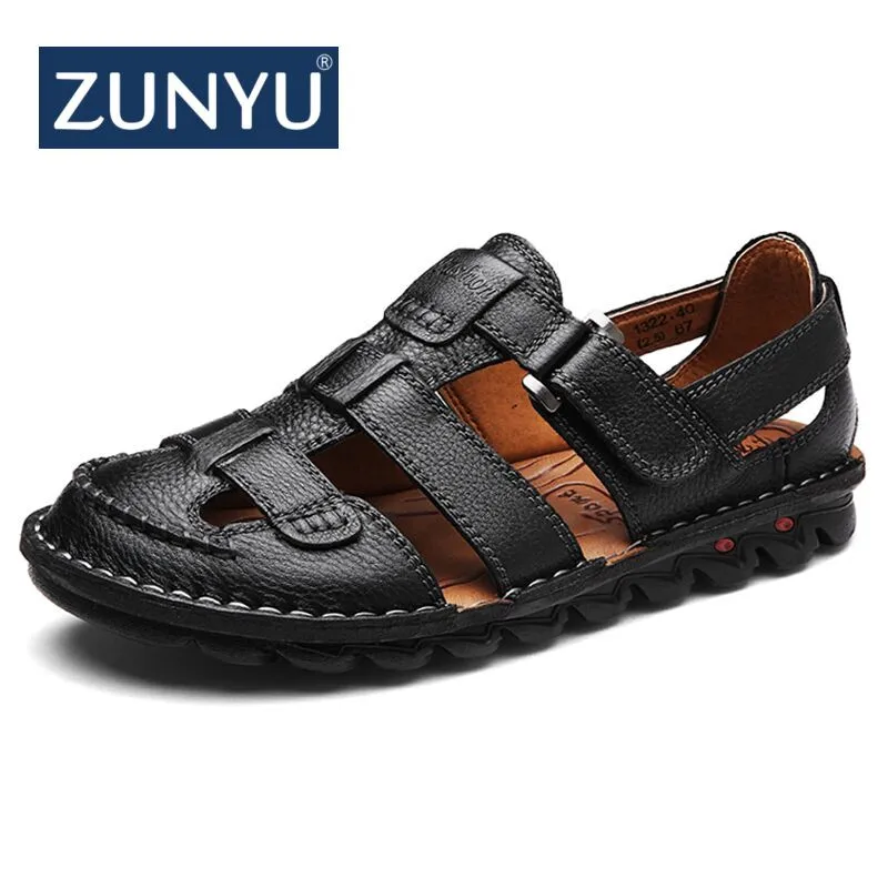ZUNYU New Summer Comfortable Casual Shoes Loafers Men Quality Genuine Leather Flats Hot Sale Moccasins | Обувь