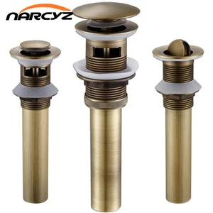 Без перелива латунная раковина для ванной комнаты выдвижной слив раковина для раковины использование Товары для ваннойаксессуары XT-1015