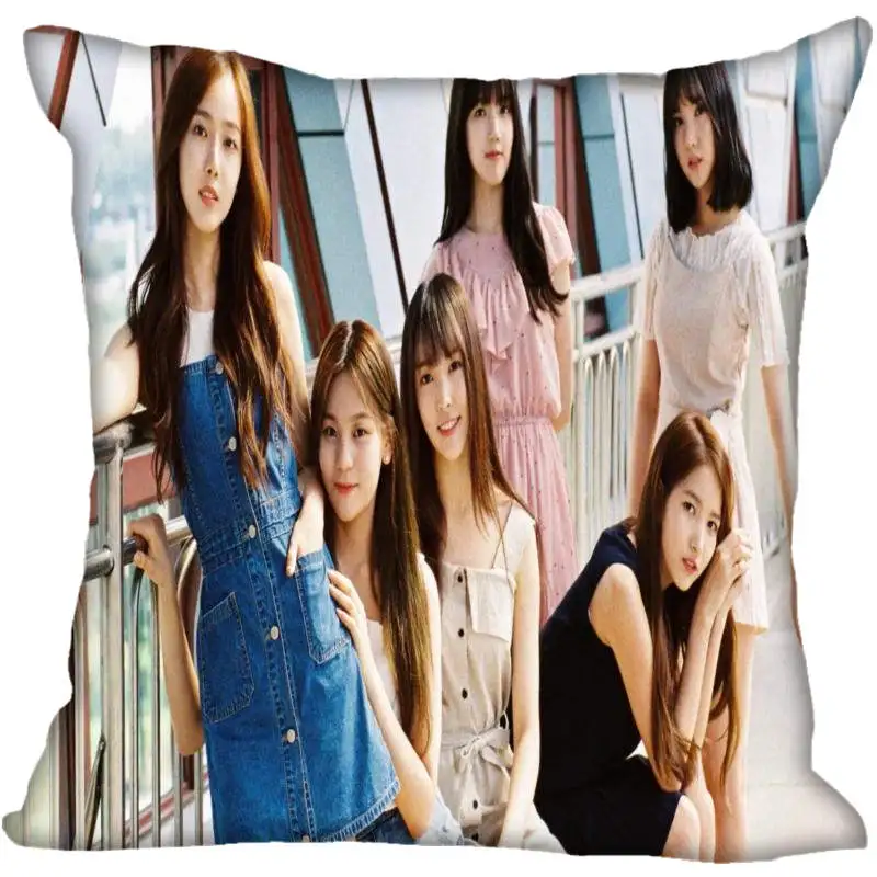 14 Корейский Поп GFRIEND печатные квадратные шелковые атласные наволочки 35x35 см, 40x40 см с одной стороны напечатано настроить ваше изображение подарок - Цвет: 14