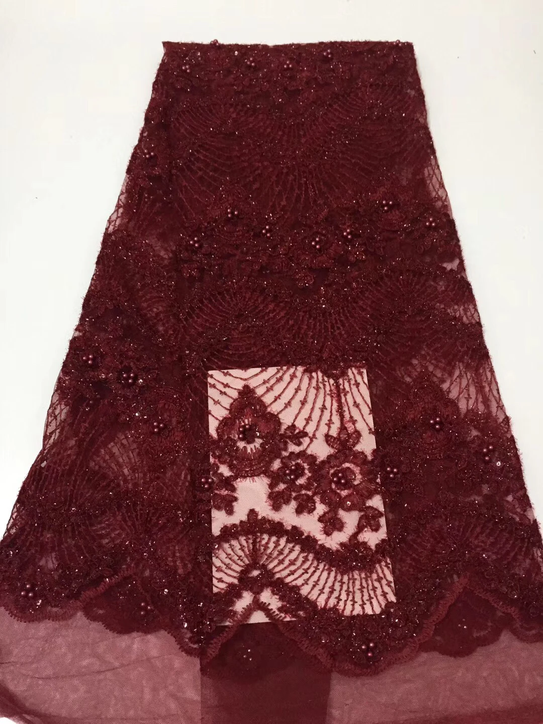 

Latest Design Royal Blue Colorful Guipure Lace Fabric 5 yards/lot Good Quality Chemical lace Guipure Lace FabriC CD97