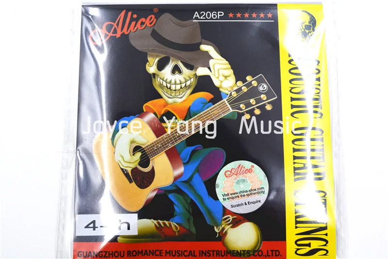 Упаковка из 10 шт. Алиса: безумие возвращается A206P/032 акустическая гитарные струны D