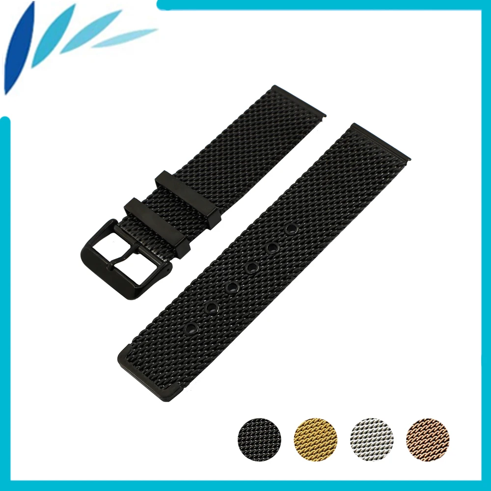 

Stainless Steel Watch Band 20mm 22mm for Luminox Pin Clasp Strap Wrist Loop Belt Bracelet Black Silver Men Women + Spring Bar