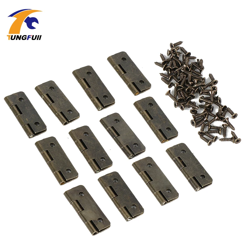 12 шт. Винтажные Ювелирные изделия из античной латуни|cabinet hinges|wooden box hingehinge furniture |
