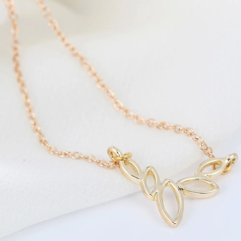 QIAMNI Personalized 10pcs/lot Wholesale Simple Leaf Dainty Necklace Jewelry Gift for Women and Girls | Украшения и аксессуары