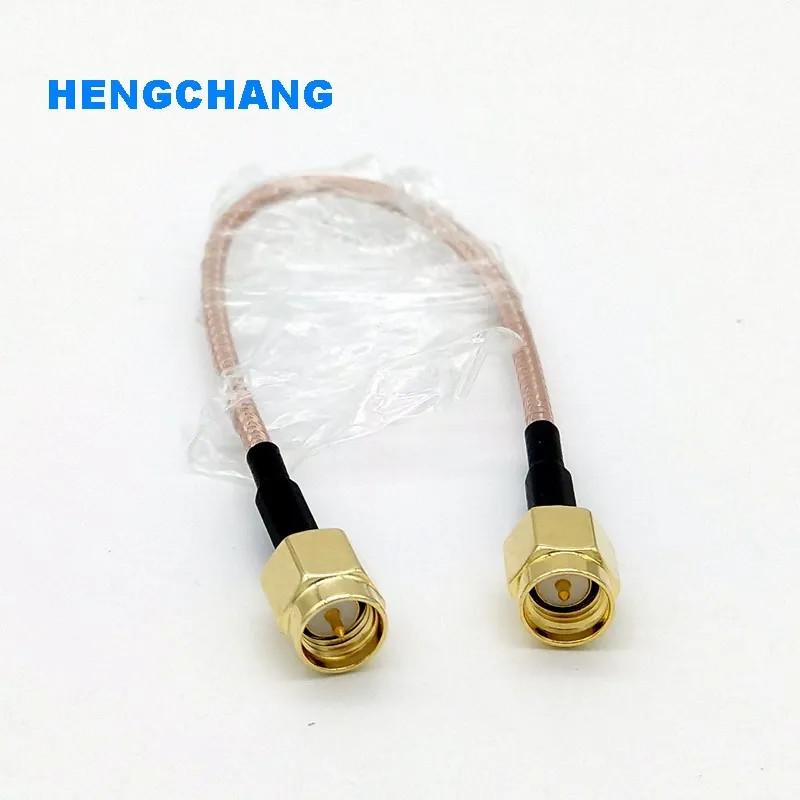 

10Pcs/lot Extension Cable SMA Male Plug to SMA Male Plug Connector Adapter SMA Pigtail Coaxial Cable 15cm RG316