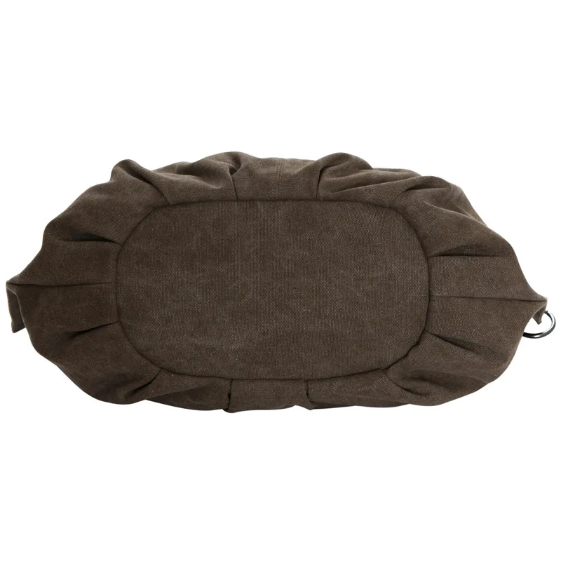 Женская холщовая сумка-хобо повседневный вместительный тоут с трапециевидными