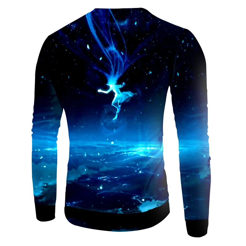 Мужские повседневные пуловеры UJWI толстовка с 3D принтом для танцев худи Мужская