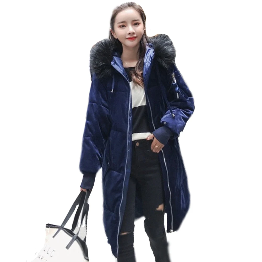 Зимнее пальто женская одежда женские куртки парки с капюшоном и воротником из