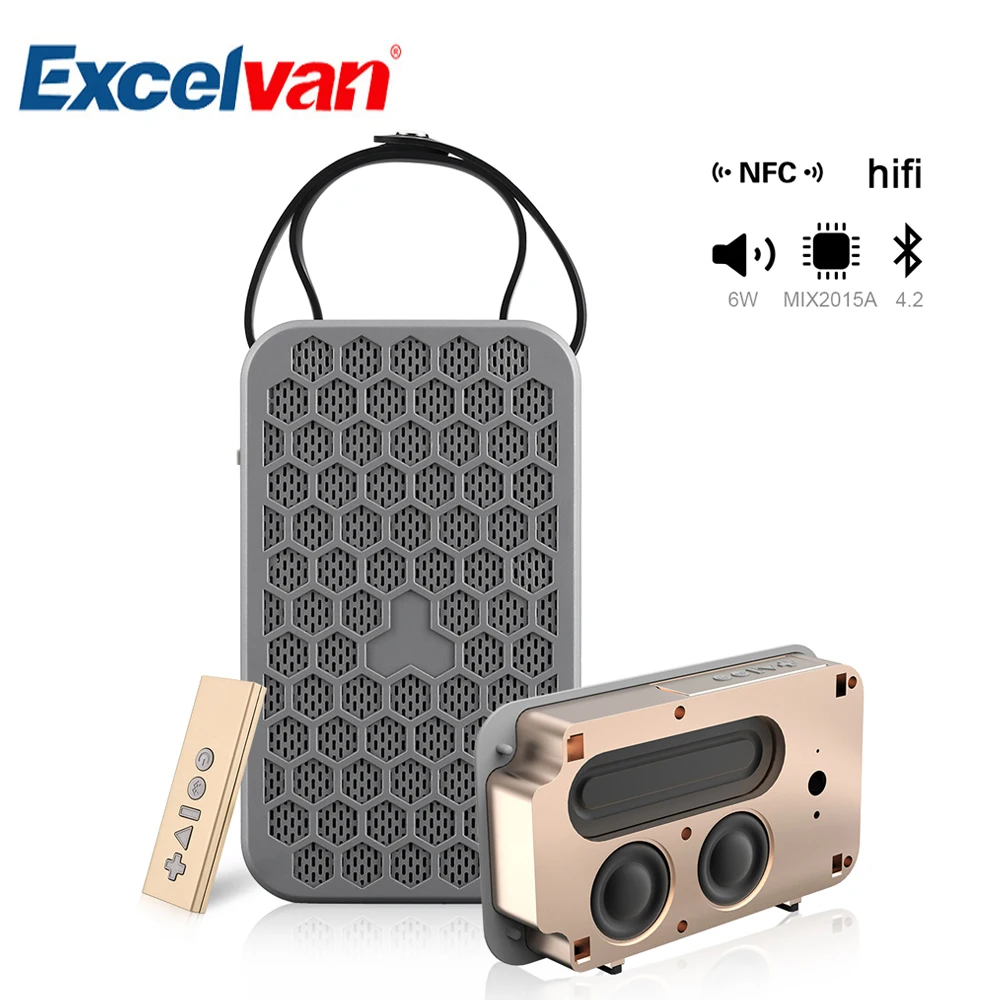 Excelvan JKR-2 Born of Sharing ультра-портативный беспроводной bluetooth-динамик 2*3 Вт Выход с