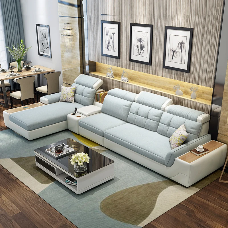 Easyliving 2019 Новый тканевый диван домашняя секция мебель для дома гостиной простой