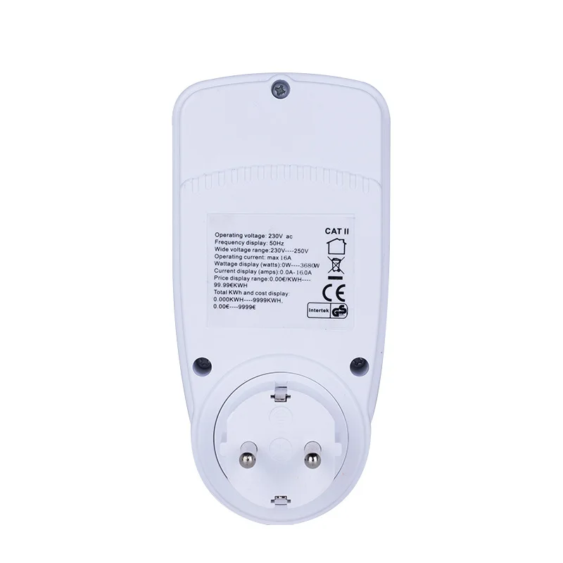 

Power Metering Socket Backlight Large Screen Digital Power Meter Energy Meter Watt Monitor Power Measuring Socket Analyzer