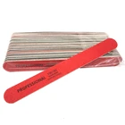 Пилка для ногтей, 50P, известковая, профессиональная, 100180 Грит, шлифовальный блок, тонкая наждачная бумага для маникюра, инструменты для ногтей, Одноразовые средство для удаления кутикул