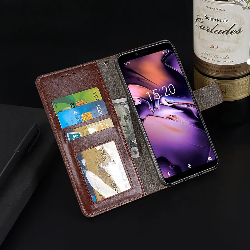 For Umidigi A3 Pro Case 5.5 inch Luxury Flip PU Wallet Leather Coque Cover With Photo Frame Card Slot | Мобильные телефоны и
