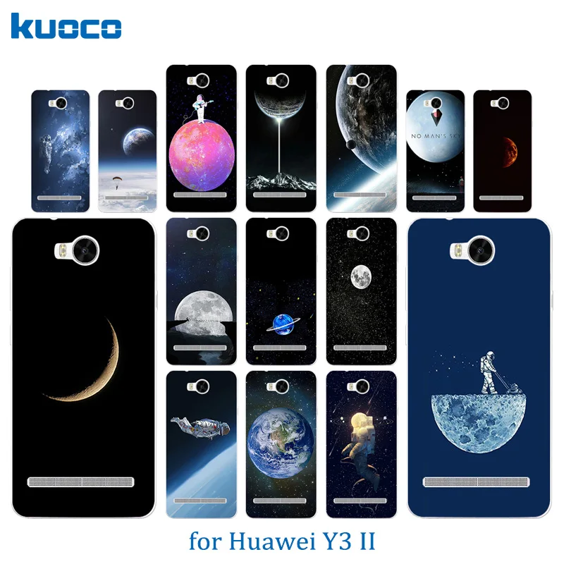 Чехол для телефона Huawei Y3 II 2 Space World Pattern Мягкая задняя крышка силиконовый