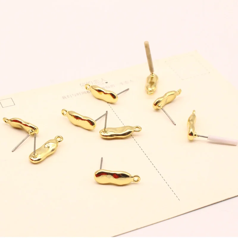 Золотые маленькие длинные серьги 6 шт. аксессуары для самостоятельного