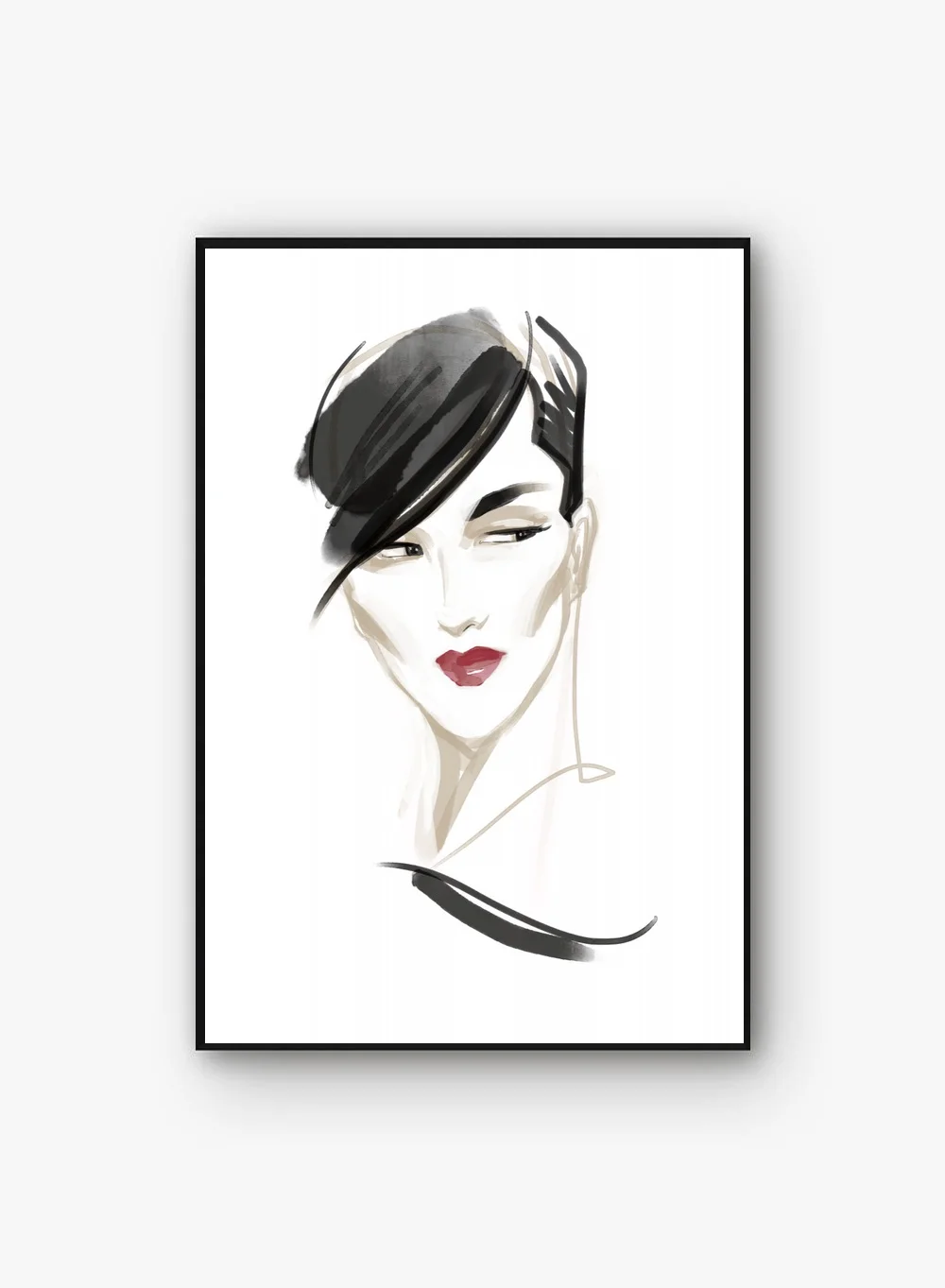 Elle Художественная Картина на холсте печать плакат Настенная картина современный