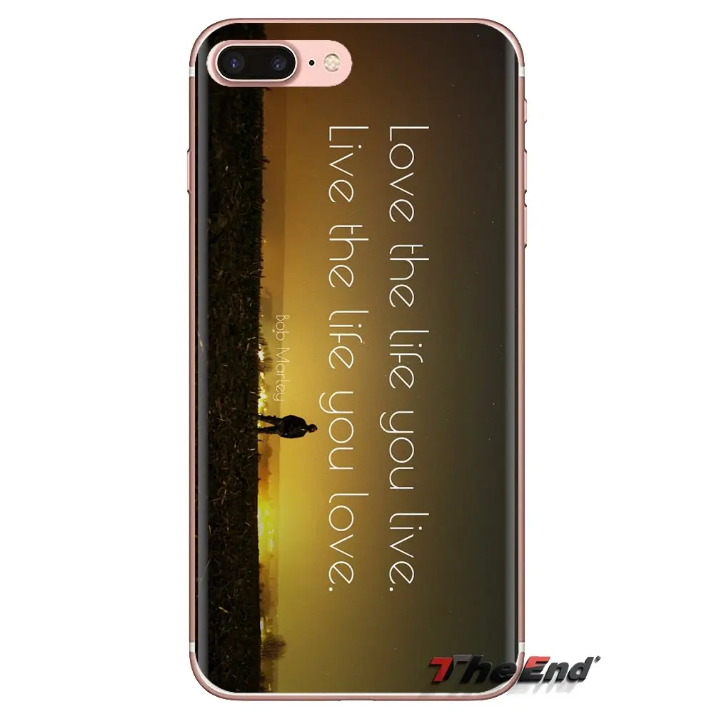 For LG G3 G4 Mini G5 G6 G7 Q6 Q7 Q8 Q9 V10 V20 V30 X Power 2 3 K10 K4 K8 2017 Ocean Live the Life You Love Silicone Shell Covers |