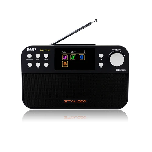 Color screen GTMEDIA DR-103 DAB+ спутниковый приемник портативный цифровой DAB FM стерео радио рецептор с 2,4 дюймов TFT Bluetooth 4,0 - Цвет: Color screen