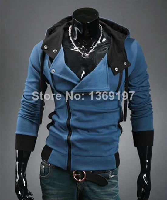 HOT ! 6 Colors + Sizes NEW Mens Slim Fit Sexy Top Designed Hoodies Jacket Coat Tops Outwear Sweatshirt MN460&amp006 | Мужская одежда