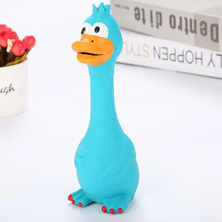 Игрушка для собак Щенок кричащая резиновая курица игрушка для собак латексный писк пищалка Жевательная дрессировка товары для животных пищалка игрушки - Цвет: PT040-03
