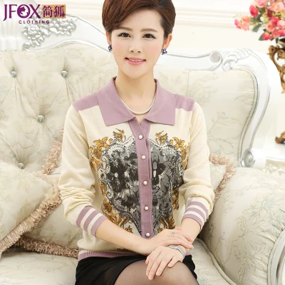 Новые Женские Свитера и Пуловеры 2016 Зима Случайные Свитер Топ Плюс Размер Винтаж