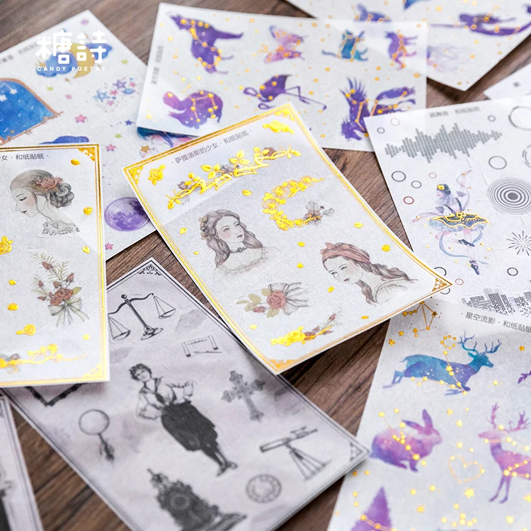 3 шт./лот девушка чувствует серии тема бумажный стикер подарок DIY Kawaii Скрапбукинг