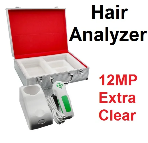 

2021 New 12 MP Mega-Pixel High Resolution Digital CCD USB Multifunction Hair Analyzer Hair Camera Hairscope Hair Diagnosis 9822U