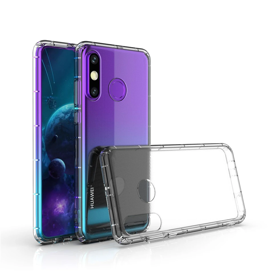 Воздушная подушка прозрачный мягкий чехол из ТПУ для Huawei P30 P20 Pro Mate 20 10 Lite P Smart Plus Y7