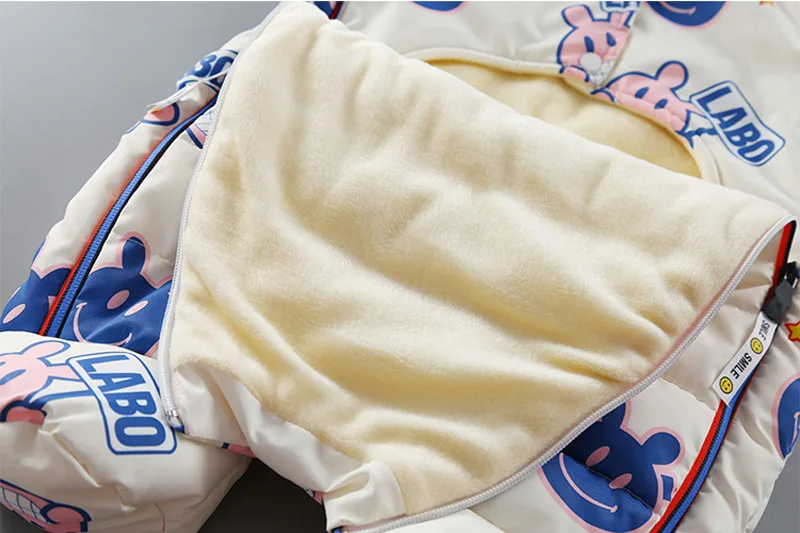 Newborn Baby Girl Down Romper 2018 New Winter Boy Thicker Hooded Overall Outfit 1piece Child Warm Clothes 6m 1t 2t 3t | Детская одежда