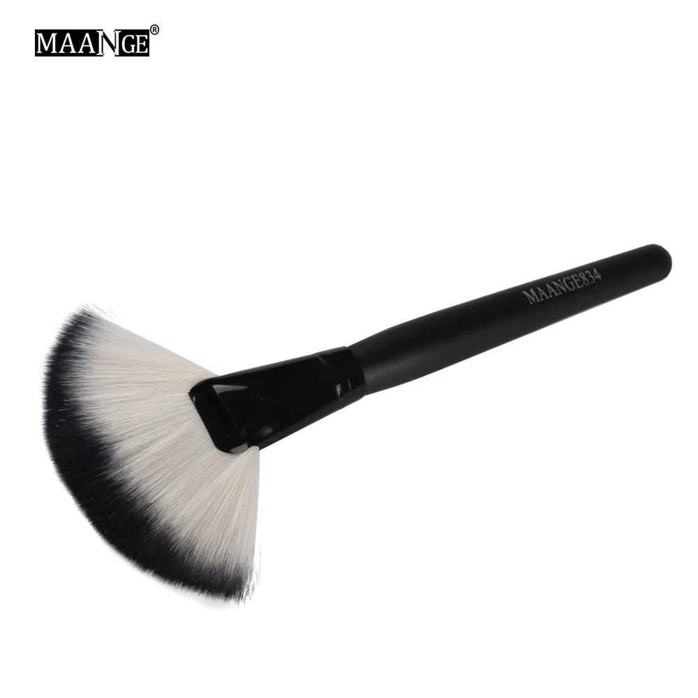 Большая Веерная Кисть для макияжа MAANGE Pro 1 шт. мягкая рассыпчатая пудра с большими