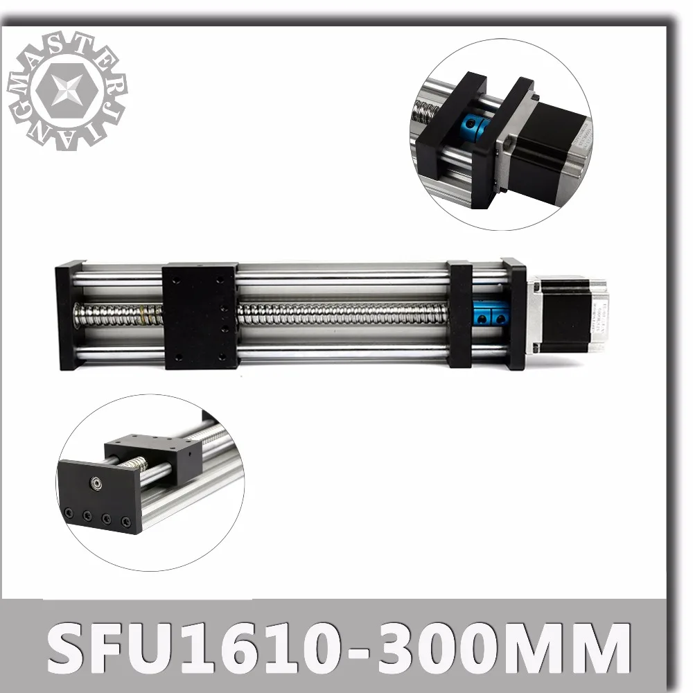 Stage A SFU1610-300mm линейные направляющие линейный привод система модуль настольные шариковые винты 300 мм SFU1610 длина направляющей