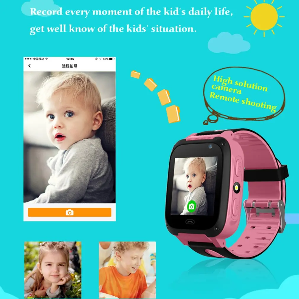 Детские интеллектуальные телефонные позиционные умные часы