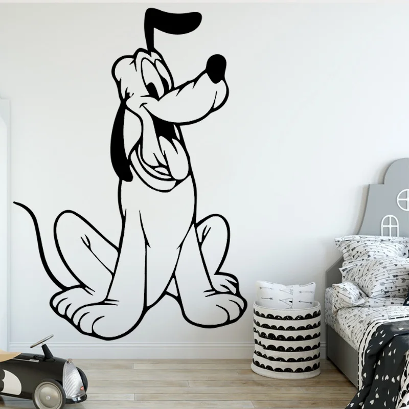 

Free Shipping Lovely Dog Animal Wall Sticker PVC Wall Stickers Wall Art WallPaper Home Decor Living Room Bedroom Decor Mural