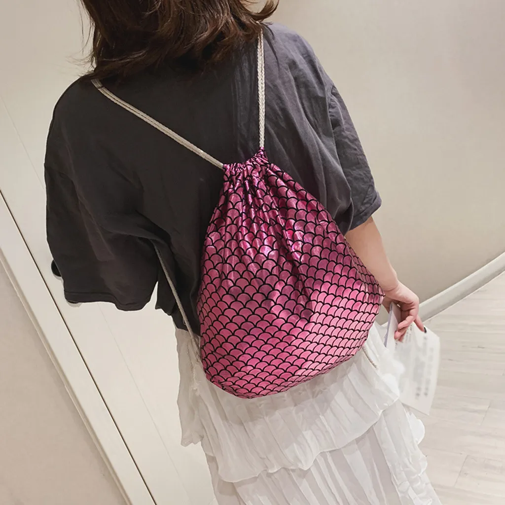 Сумка 2020 модные сумки мини женская сумка через плечо с рисунком рыбки на шнурке