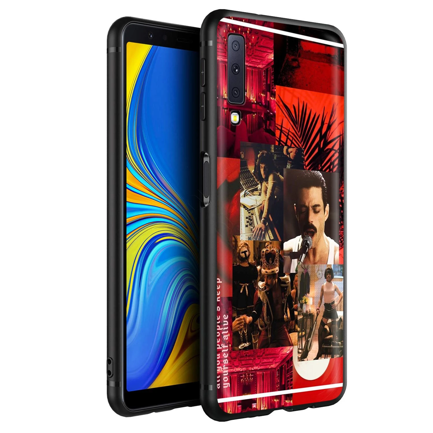 Freddie Mercury Queen чехол для Samsung Galaxy J6 A9 A8 A7 A70 A6 A5 A50 A40 A30 A3 A10 A51 A71 A81 A91 2018|Бамперы| |