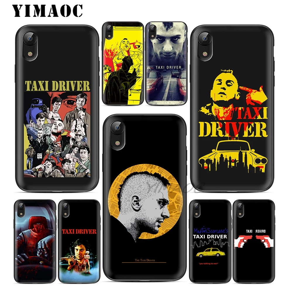 YIMAOC такси драйвер Фильм Мягкий ТПУ Черный силиконовый чехол для iPhone X или 10 8 7 6 6S