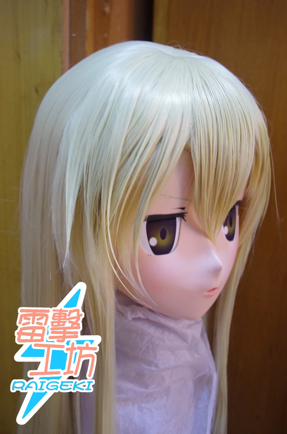 

(KM0902) Top Quality Handmade Female Resin Full Face Mask Cosplay Shimakaze Mask Kigurumi Crossdresser Doll
