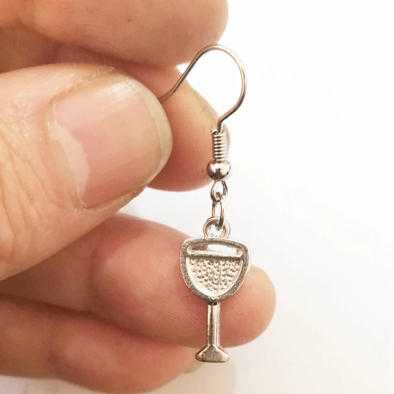 1 шт женские красивые винтажные винные серьги ручной работы гламурные DIY ручная