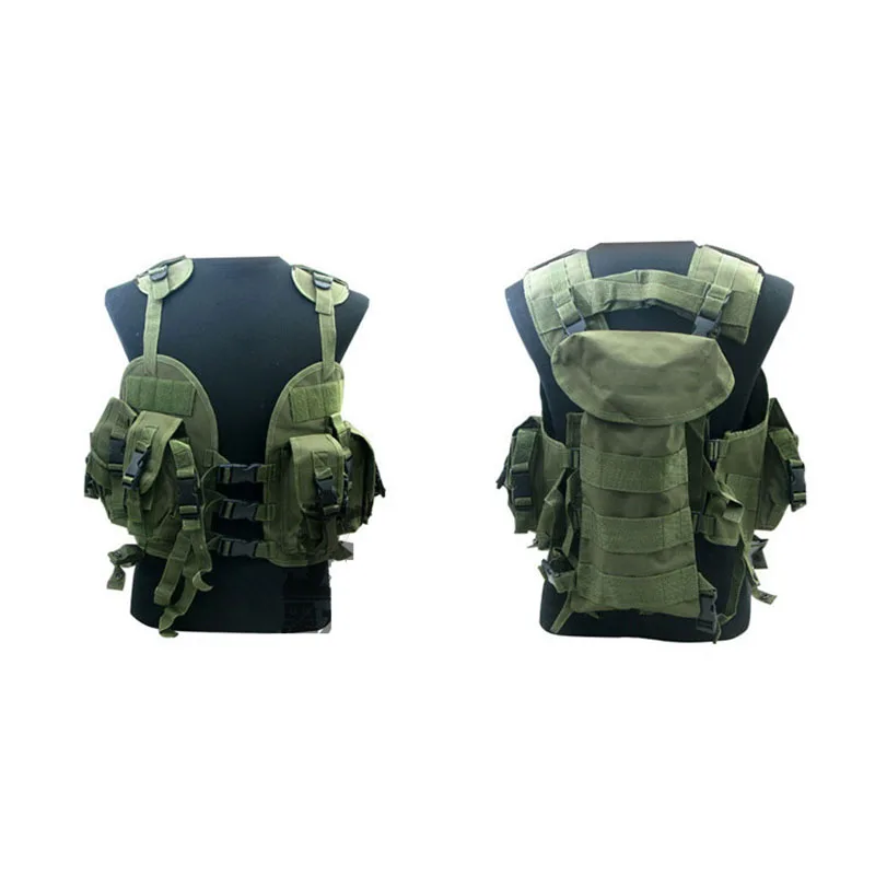 Зеленый Военная техника 97 уплотнений CQB тактический жилет открытый модульный тактический жилет с водой желчи мешок Пейнтбол сумка 5 цветов BE1 - Цвет: Зеленый