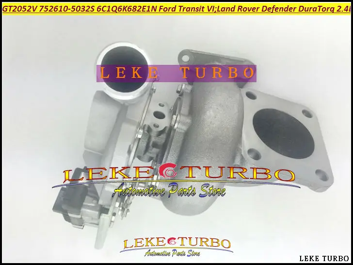 Турбо GT2052V 752610 0009 0010 6C1Q6K682EK 6C1Q6K682EL для Land Rover Defender Ford Tourneo Transit VI Пума DuraTorq 2.4L