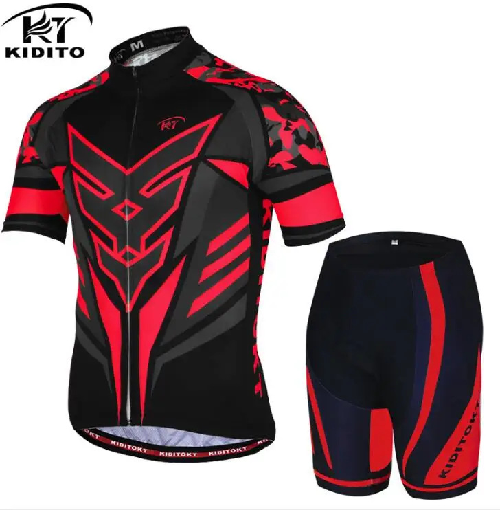KIDITOKT набор Джерси для велоспорта pro team ropa ciclismo bicicleta bike bycicle maillot ciclismo hombre uniforme одежда для велоспорта - Цвет: Jersey and Pants