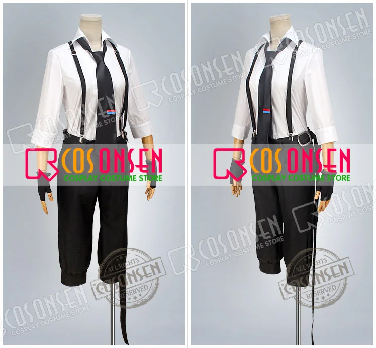 Костюм для косплея ONSEN Bungo бродячие собаки накажима Атсуси все размеры|cosplay