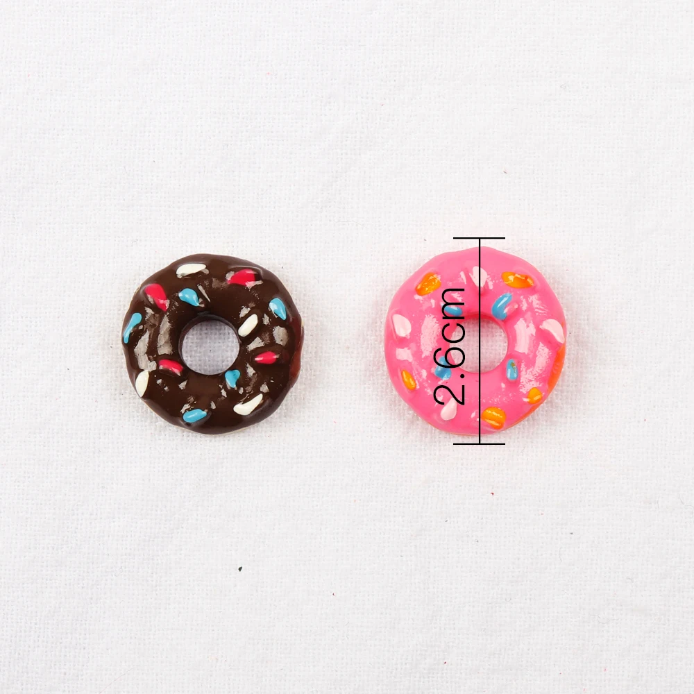 AHB Resin Candy Donut Handmade Accessories HairClip Making Supplies Drawstring Pouch for DIY Crafts Scrapbook Materials | Дом и сад