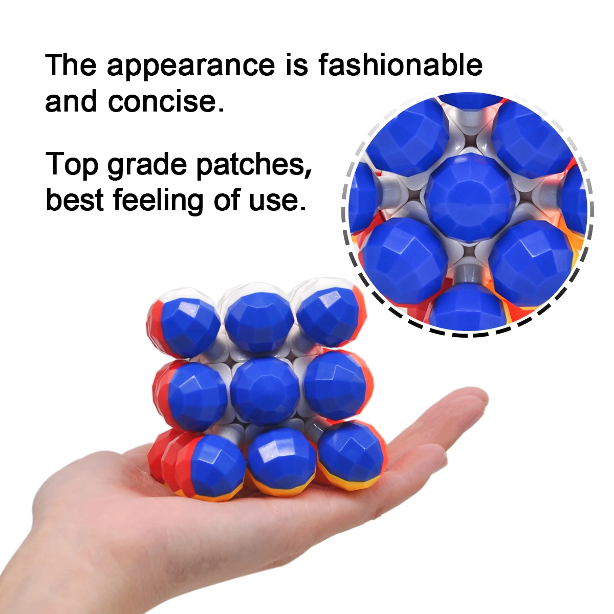 Профессиональный круговой 3*3*3 скоростной мяч магические кубики развивающие