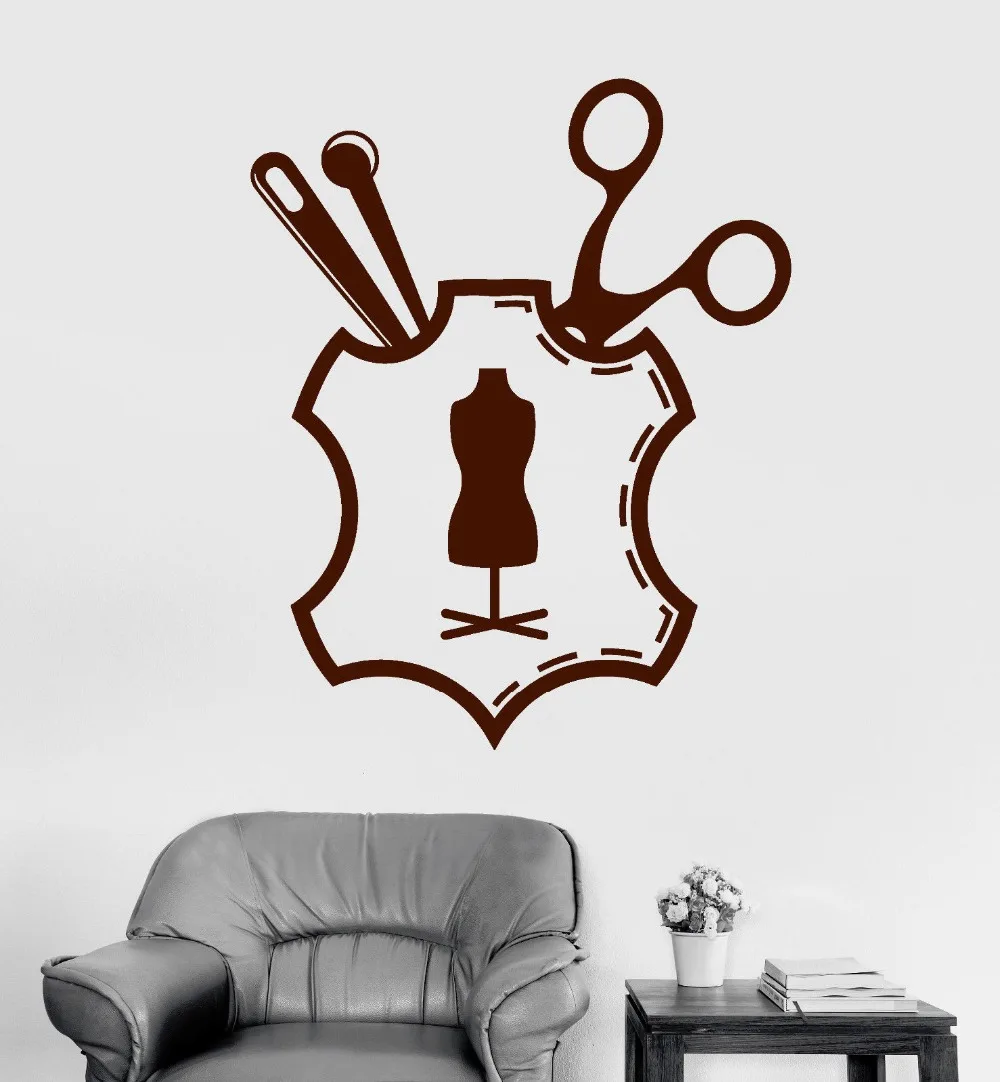 Виниловая наклейка на стену модные дизайнерские наклейки одежду|vinyl wall decals|wall