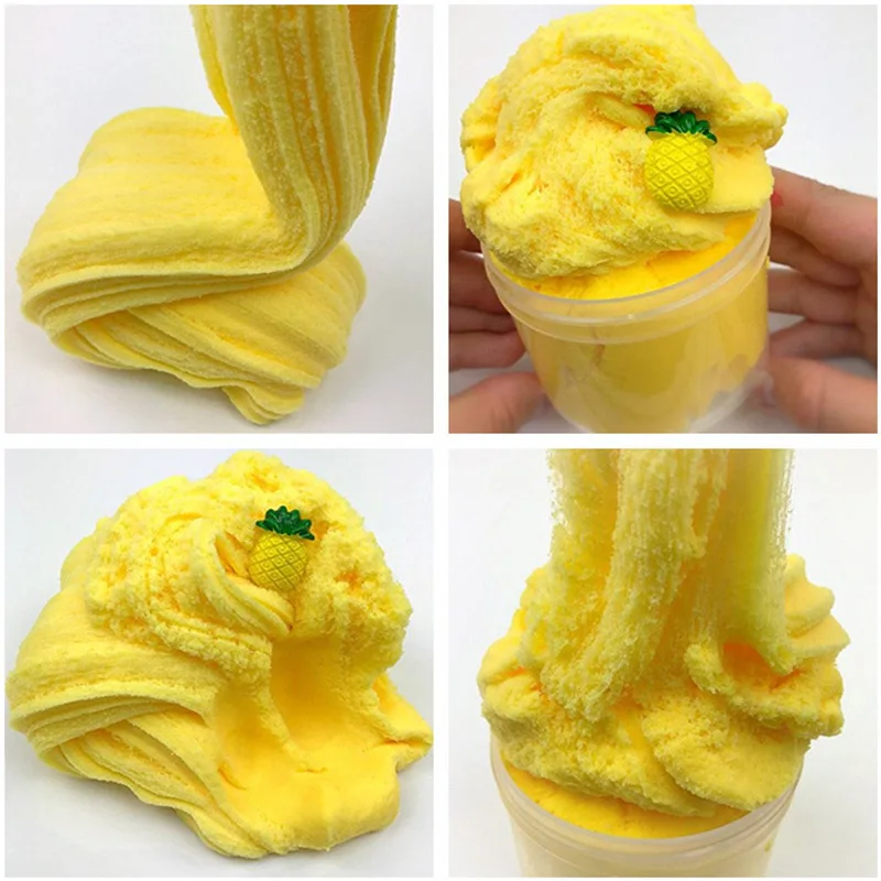 60/120 г ручной ананас шелковая глина для рисования глиняная горка амулеты легкая