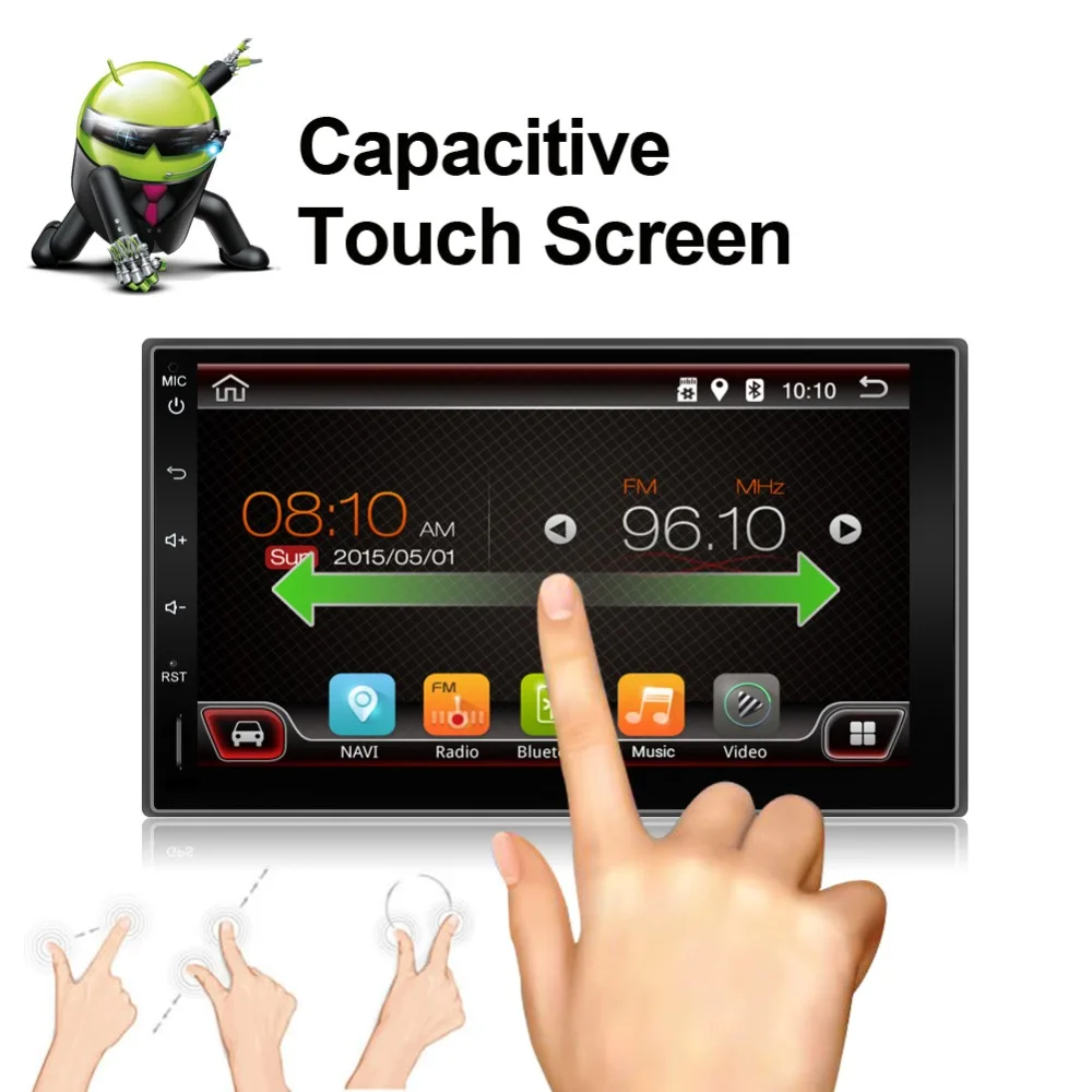 2G Android 7 1 dvd Радио gps навигация Универсальный стерео видео плеер 2 din Автомобильный
