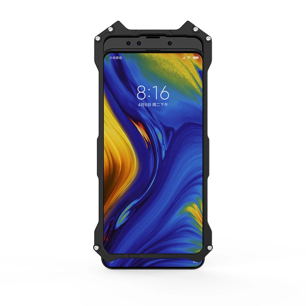 R-JUST защитный чехол для телефона для Xiaomi MIX 2S Max 2 3 MIX3 Металлический Алюминиевый противоударный ударопрочный чехол для брони противоударный чехол s
