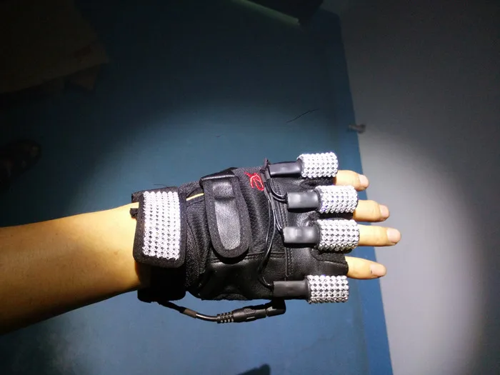 XPL-822G800 800mw Green laser glove for man show |